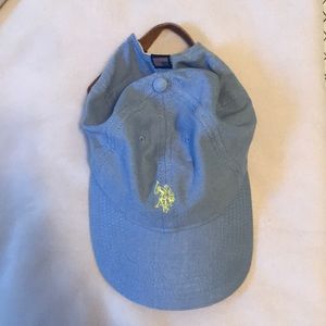 Vintage Denim Polo Hat